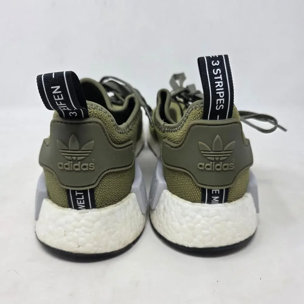 Adidas NMD_R1 Olive Green Boost Sneakers Men’s Size 8.5